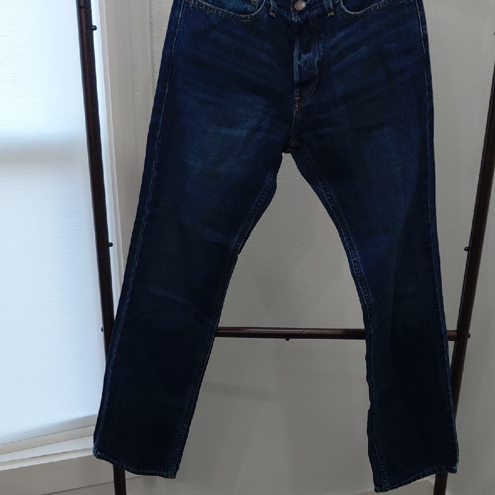 Hollister Dark Blue Straight Jeans